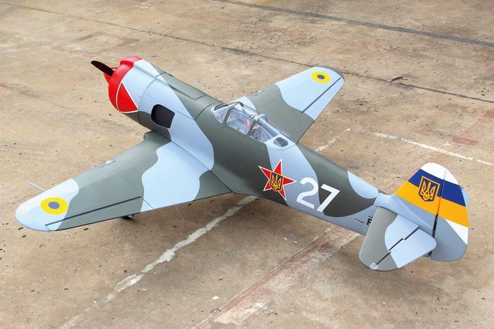 Actual product image Seagull Models SG-Models ) YAK-3U 63" 20cc ARF WITHOUT retractable landing gear (Warbird)