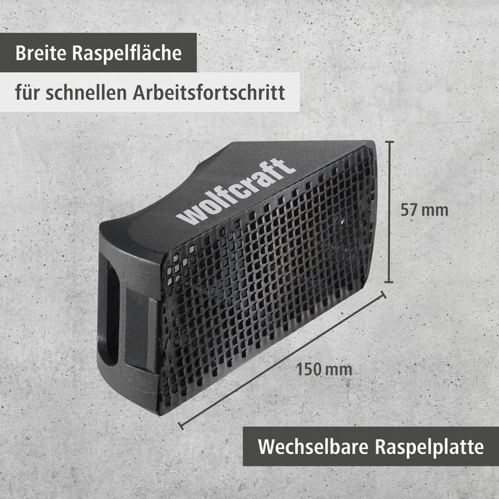 Produktbild wolfcraft 1 Blockhobel 150x57mm