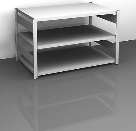 Actual product image kaiserkraft Boltless sideboard shelf, light grey