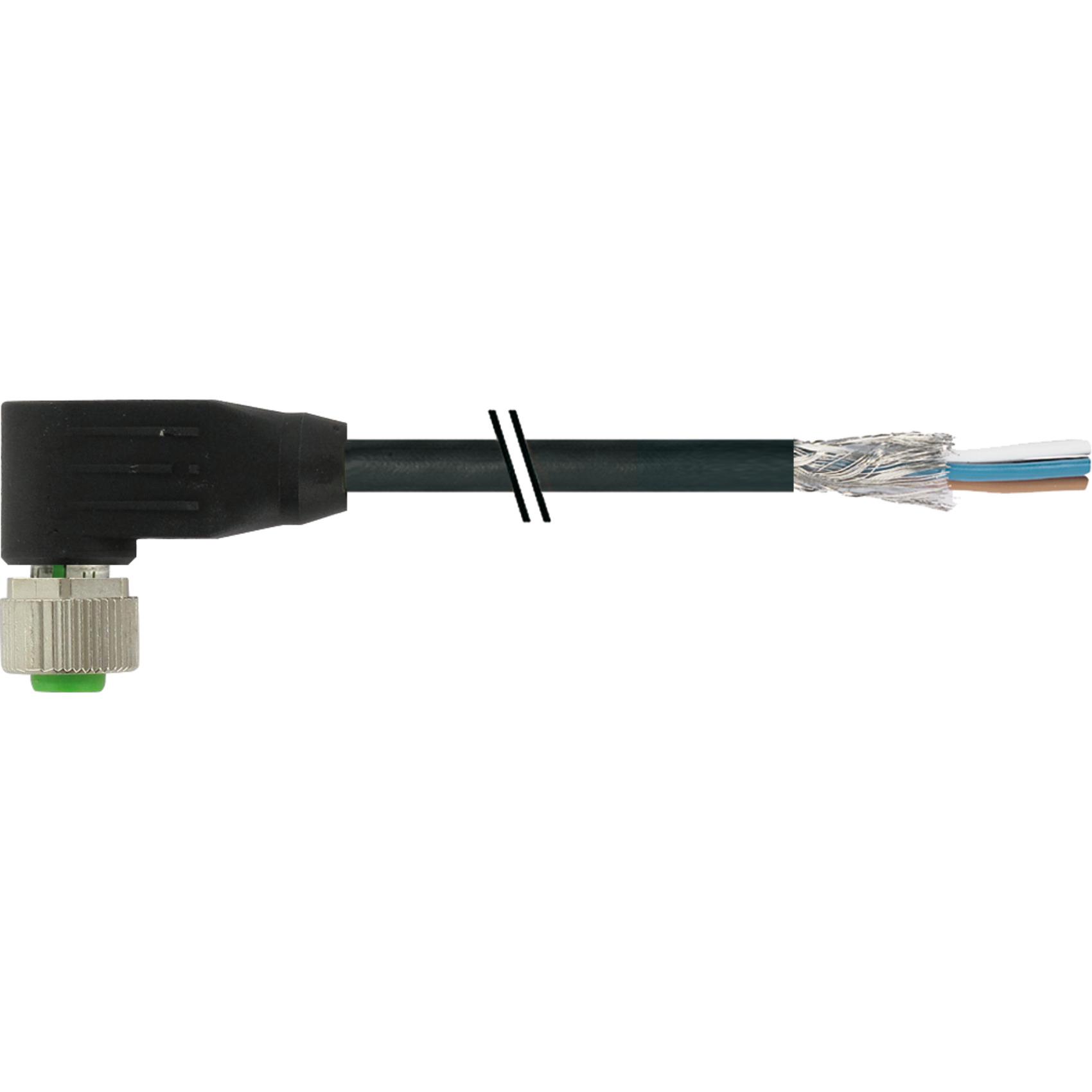 Murr Elektronik Sensor /Aktor Steckverbinder, unkonfektioniert 10.00 m 1 St., Elektronikkabel + Stecker, Schwarz