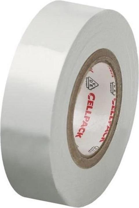CellPack Isolierband 10 m x 15 mm, Weiss (15 mm)