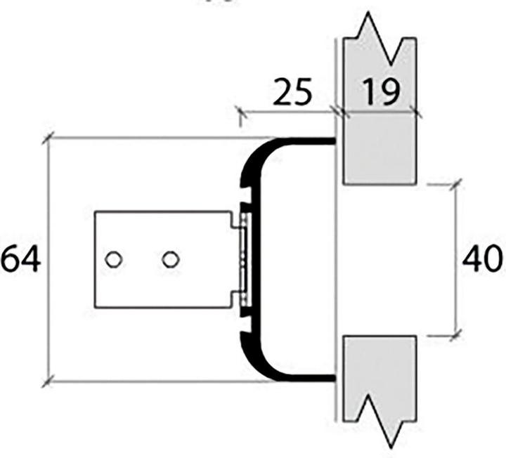 Actual product image Werkstarck Recessed handles