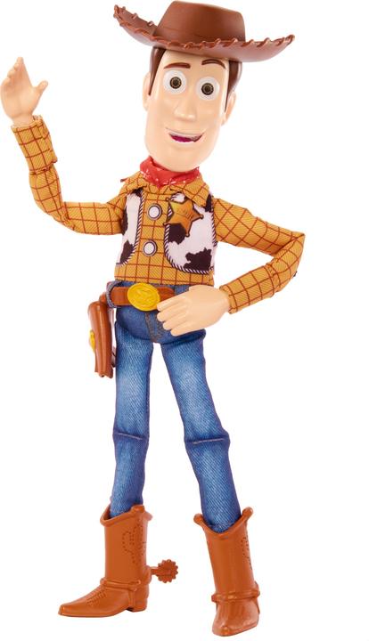 Actual product image Disney Mattel Pixar Toy Story Roundup Fun Woody Large Talking Posable Figure