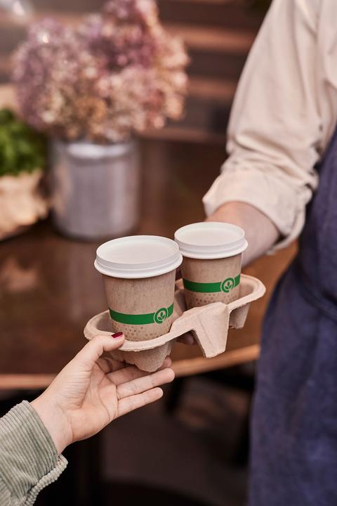 Produktbild Biopak Kaffeebecher Melli Double Wall 2.4 dl - Plastikfreie Beschichtung (25 x)