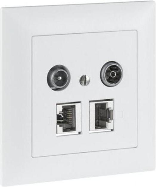 Produktbild R&M Multimedia-Dose UP 2Loch 11dB komplett (Netzwerk Zubehör)