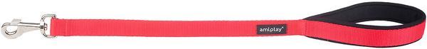 Actual product image amiplay Basic short leash, L 60 x 2cm, red (L, Cat, Dog, General)