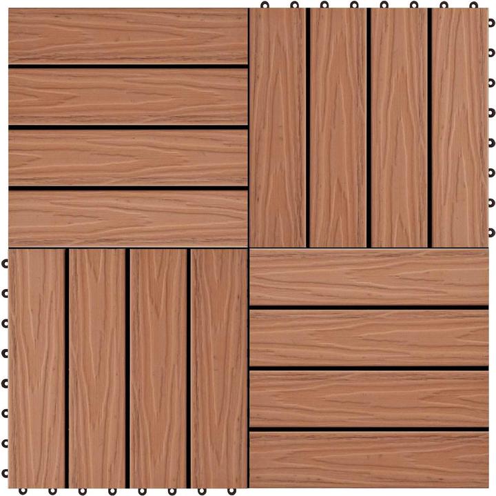 Produktbild vidaXL Terrassenfliese (11x, 30 x 30 cm)