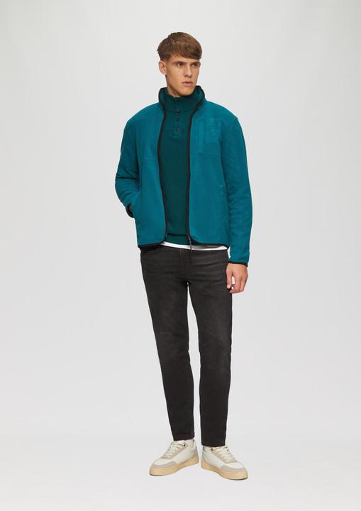 Produktbild S.Oliver Strickpullover Sportiver Strick-Troyer im Fabricmix (L)