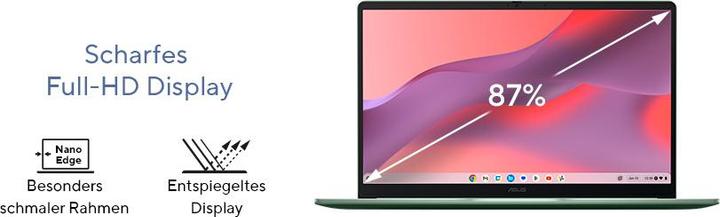 Produktbild ASUS Chromebook CX15 CX1505CTA-S70268 39,6 cm (15,6"") (15.59", 8 GB, DE)