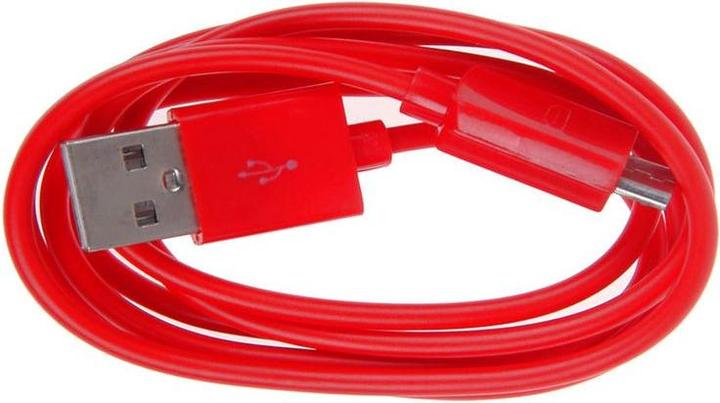 Hermex Câble de données et de charge microUSB Micro USB 1m ROUGE (1 m)