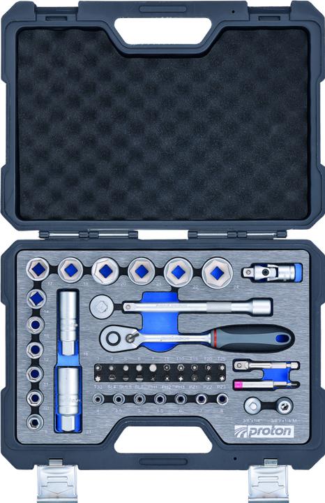 Actual product image Proton Socket spanner set F-49M 3/8", 49 pieces
