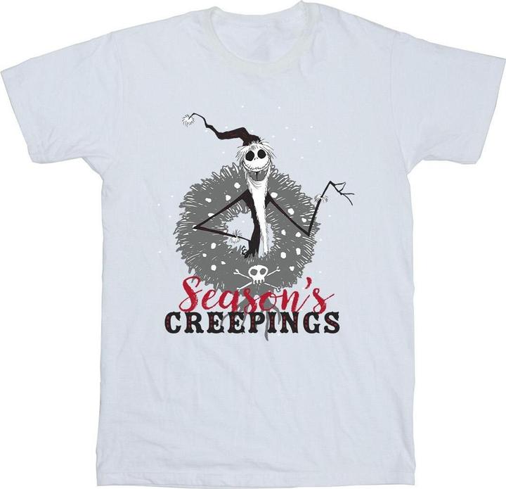 Disney The Nightmare Before Christmas Seasons Creepings Wreath TShirt (XXL)