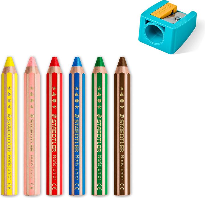 Produktbild Staedtler Buntstift Noris junio 6ST (Mehrfarbig, 6 x)