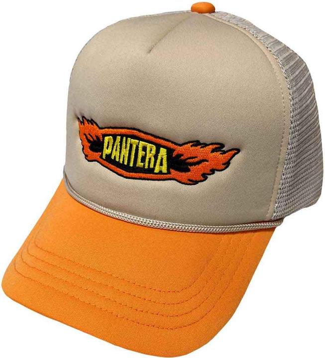 Pantera Flames Logo Mesh-Back Cap
