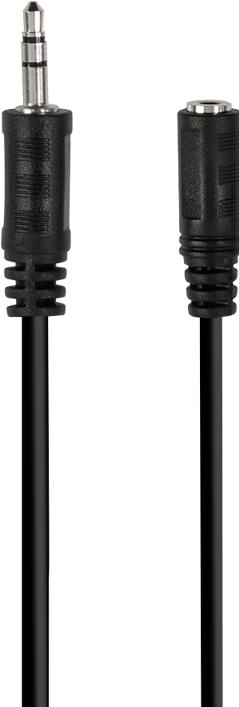 Image du produit LogiLink Câble d'extension CA (5 m, Jack 3,5 mm (AUX))