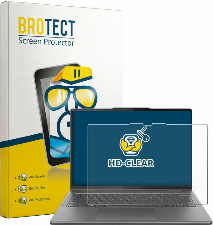 Produktbild BROTECT Schutzfolie für Lenovo Yoga 7i 2-in-1 Gen 9 14" Displayschutz Displayschutzfolie Folie Klar (14")