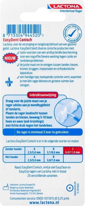 Produktbild Lactona Easydent C 6-11mm - Packung mit 8 Stück