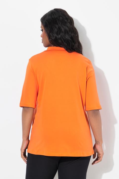Produktbild Ulla Popken Poloshirt, A-Linie, Halbarm, Pima Baumwolle (42, 44)