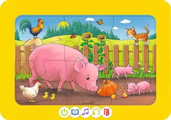 Produktbild Ravensburger tiptoi Puzzle 00229 - 3 erste Puzzles: Bauernhoftiere, niedliche Rahmenpuzzles für (Deutsch)