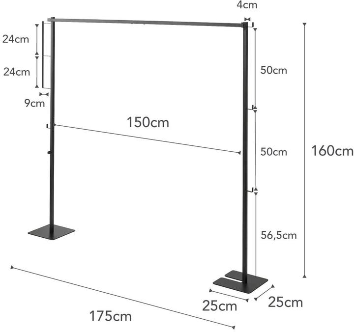 Produktbild Yamazaki Faltbarer Wäscheständer für den Innenbereich TOWER