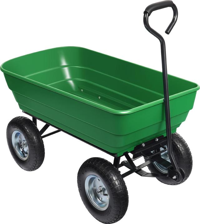 Wiltec Garden trolley Tilting function 350kg Hand trolley 125l Hand trolley Transport trolley