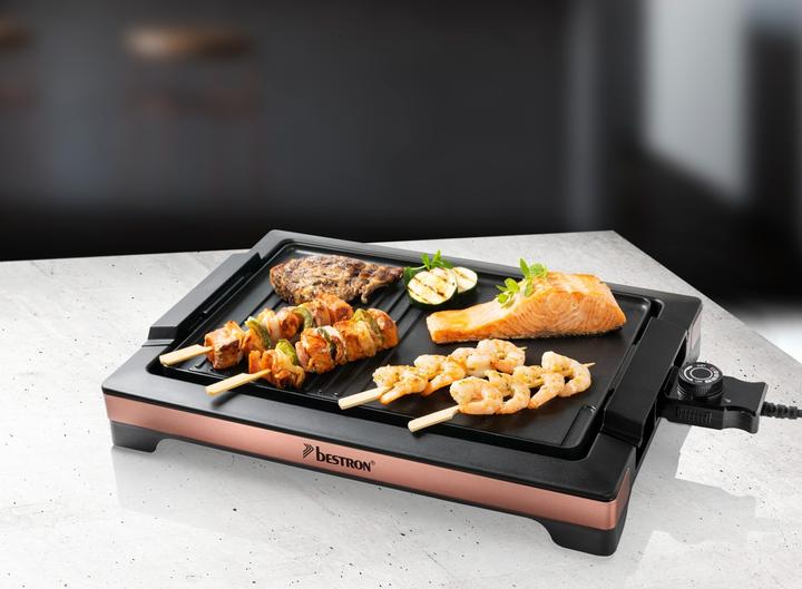 Image du produit Bestron ABBQ2000CO Gril à raclette, bronze
