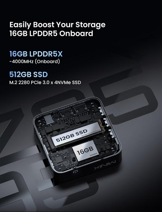 Actual product image Minix NEO Z95 (512 GB, 8 GB, Intel N95)
