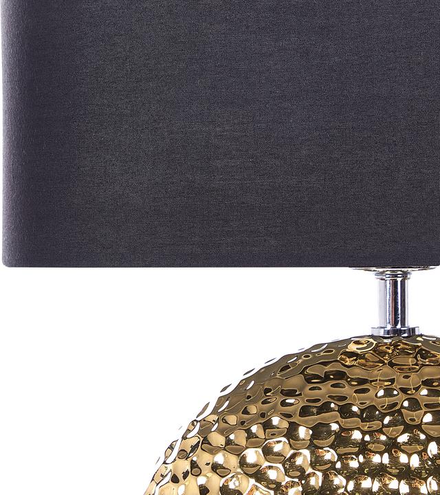 Produktbild Beliani Tischlampe Nachttischlampe Keramik Gold NASVA (E27)