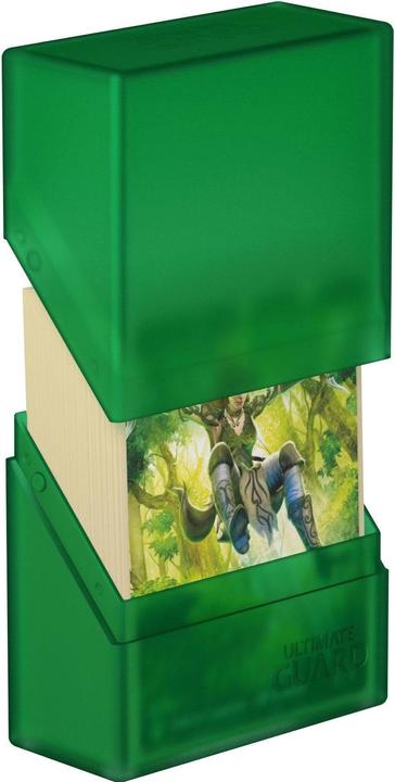 Actual product image Ultimate Guard Card Box Boulder Deck Case Standard Size 40+ Emerald