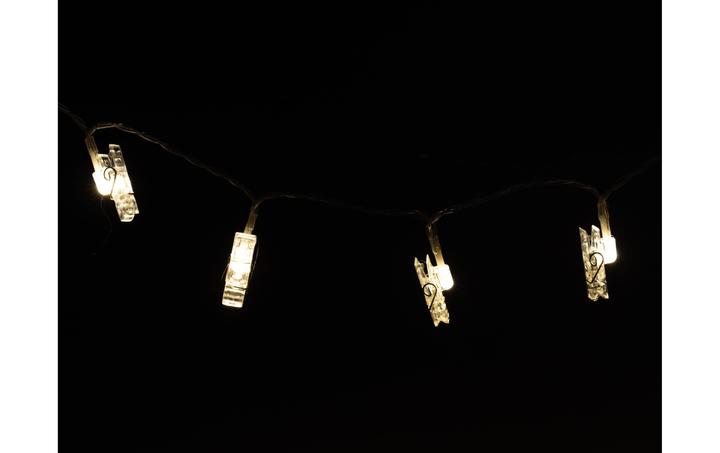 Produktbild Cocon Lichterkette Lichterkette LED Clips, 120 cm, Betriebsart (1.20 m)