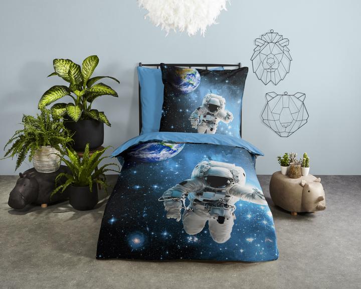 Produktbild Good Morning Astronaut (Bettwäsche Set, 135 x 200 cm (80 x 80 cm))