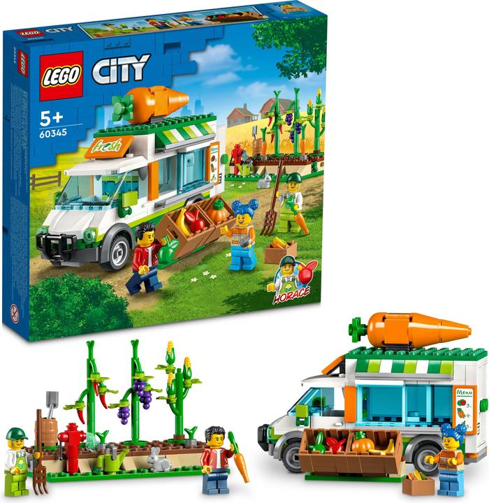 Produktbild LEGO Gemüse-Lieferwagen (60345, LEGO City)