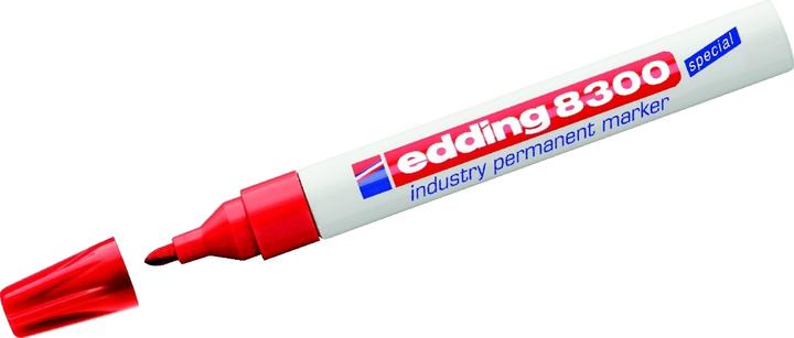 Actual product image Edding Permanent Marker 8300 (Red, 3 mm, 1 x)