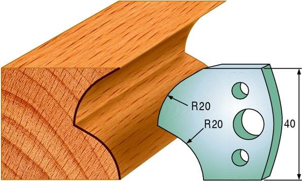 Actual product image CMT 690.120 Profilmesserpaar Höhe 40 mm Anzahl 120