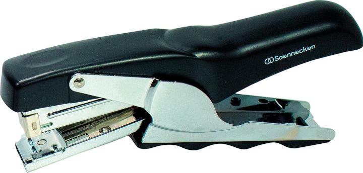 Soennecken Heftzange 124 Typbezeichnung der Heftklammern: 24/6, 2 Ausführung der Heftungsart: fest/lösbar (24 Blätter)