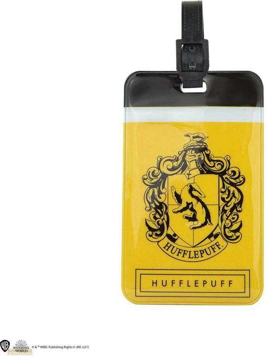 Produktbild Cinereplicas Harry Potter set étiquette de bagage & étui pour carte de transport Hufflepuff (Schlösser & Anhänger)