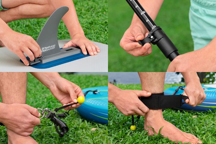 Actual product image Bestway Hydro Force Aqua Journey Inflatable Stand-Up Paddleboard Set 2.74 m