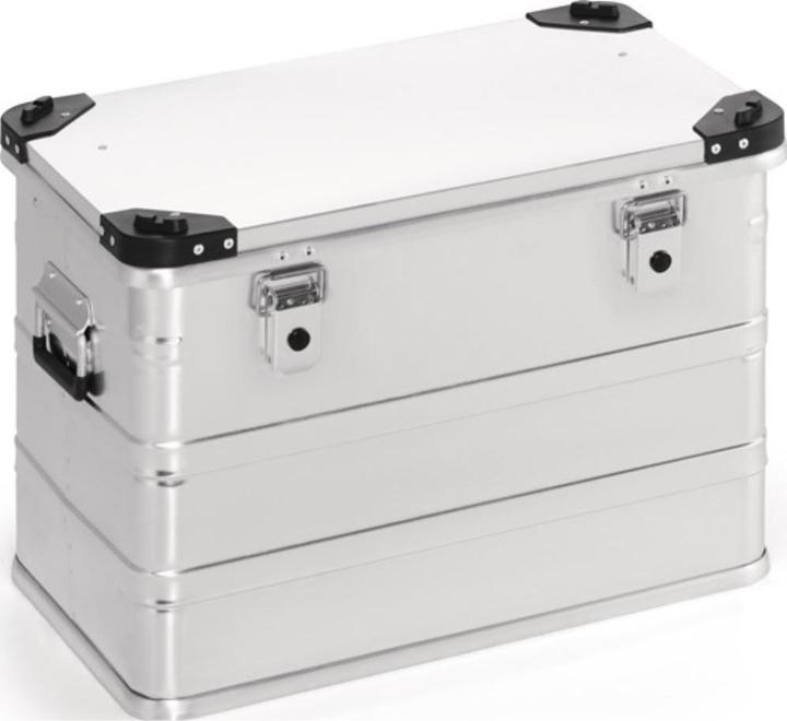 Produktbild HP Autozubehör Aluminiumbox L582xB385xH410mm 76 l mit Klappverschluss und Stapelecken