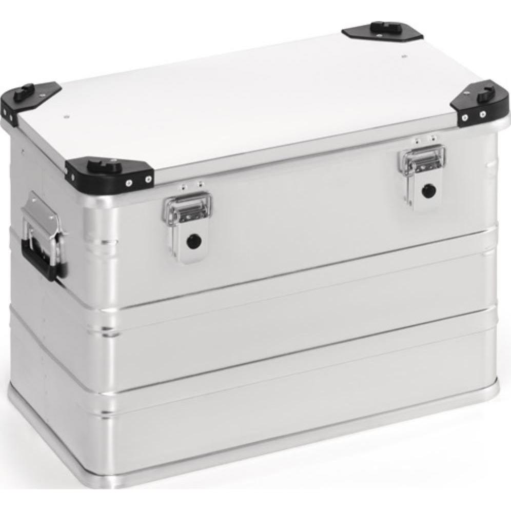 HP Autozubehör, Aufbewahrungsbox, Aluminiumbox L582xB385xH410mm 76 l mit Klappverschluss und Stapelecken (76 l)