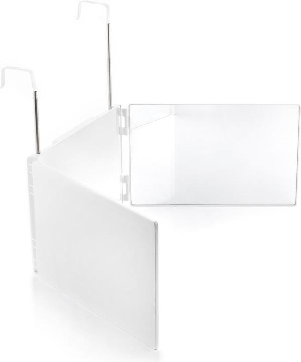 Actual product image InnovaGoods Bathroom mirror with LED - 360º SINE - Lithium battery (32 x 6 x 24 cm)