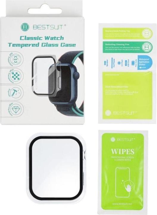 Produktbild Bestsuit Screen protection Case with Hybrid Glass for Apple Watch 10 42mm - transparent