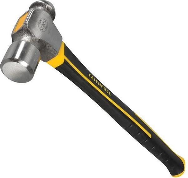 Actual product image Faithfull Ball Pein Hammer, Fibreglass Shaft (1360.78 g)