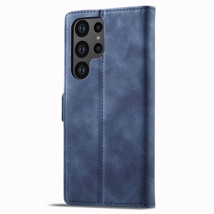 Immagine prodotto Cover-Discount Galaxy S23 Ultra - Custodia Stand Flip Cover blu (Samsung Galaxy S23 Ultra)