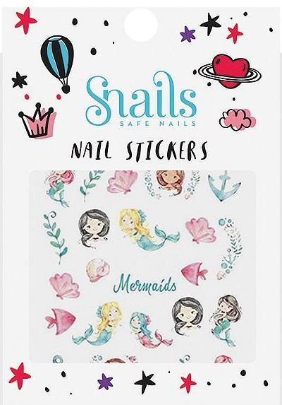 Snails Mermaid nail sticker
