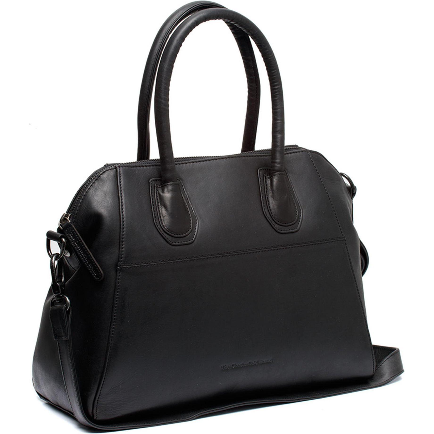 The Chesterfield Brand, Handtasche, Marsala Handtasche Leder 33 cm, Schwarz
