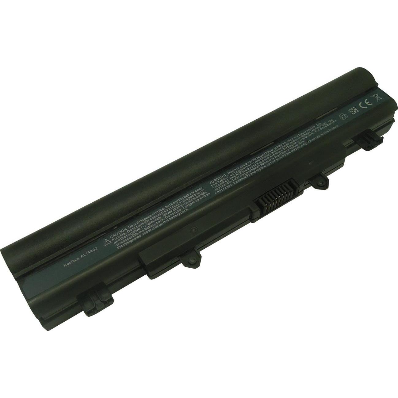 CoreParts Laptop-Batterie (gleichwertig mit: Acer AL14A32, Acer KT.00603.008) (6 Zellen, 4400 mAh), Notebook Akku, Schwa...