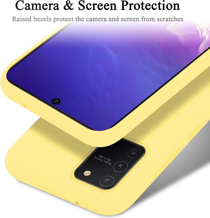 Immagine prodotto Cadorabo Copertura della cassa del silicone liquido TPU (Samsung Galaxy A91, Samsung Galaxy S10 Lite)