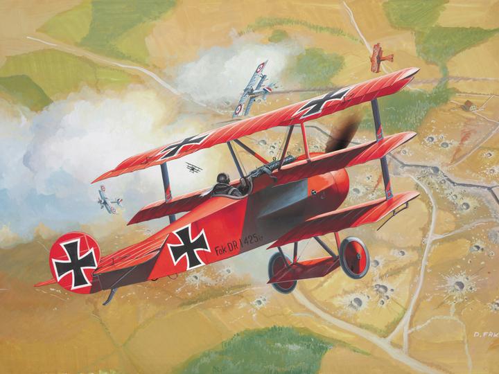 Produktbild Revell Starter Kit Fokker DR.1 Triplane