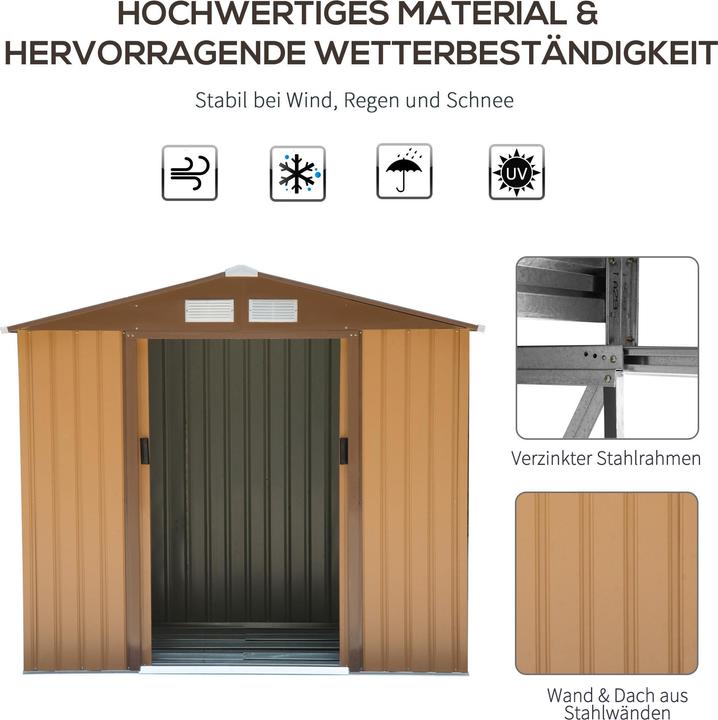Produktbild Outsunny Gartenschuppen