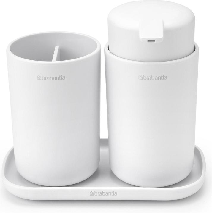 Produktbild Brabantia Seifenspender-Set mit Zahnputzbecher und Schale